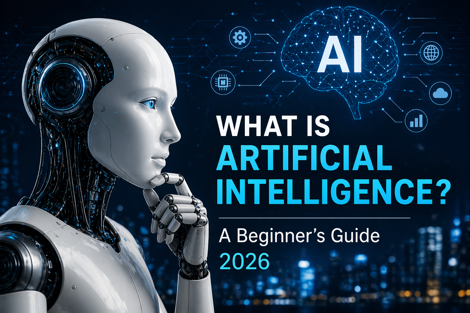 What is Artificial Intelligence? Beginner Guide 2026 (Easy Explanation)