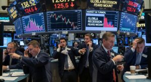 Stock markets react to growing global recession fears