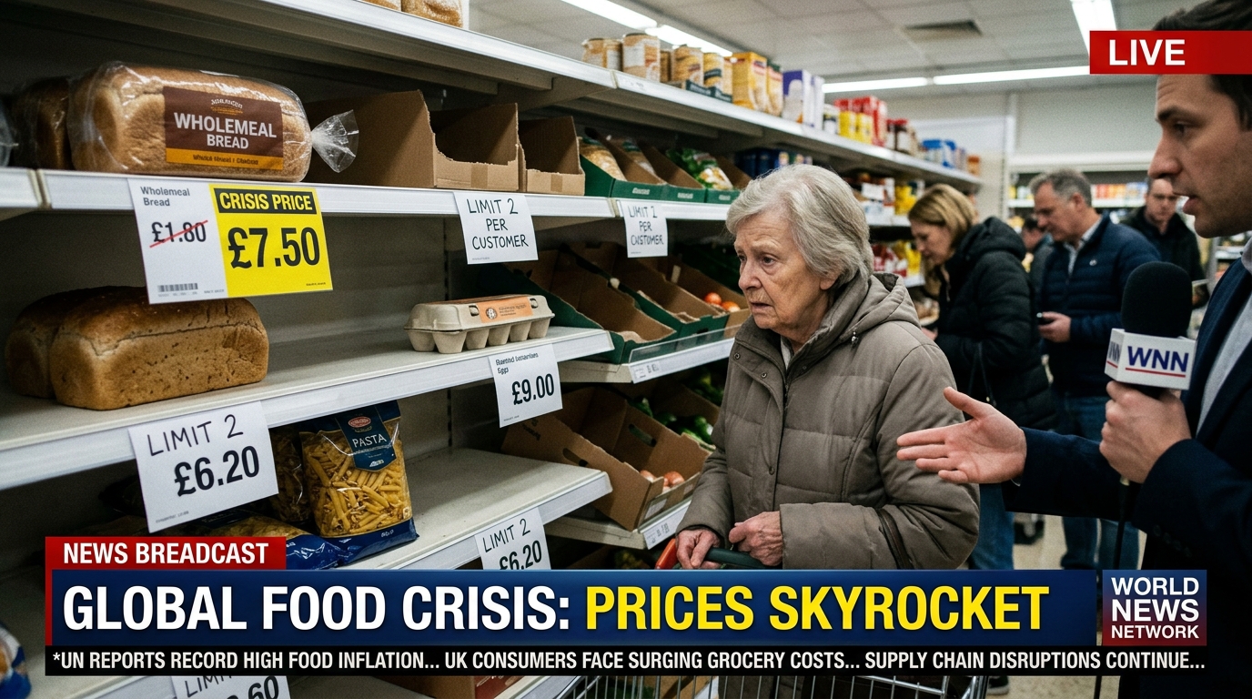 Global Food Crisis 2026 Deepens as Inflation, Climate Change and Supply Chain Disruptions Push Prices Higher